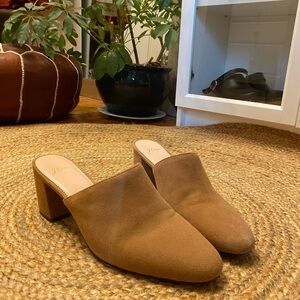 J. Crew Women's Brown Suede Mules